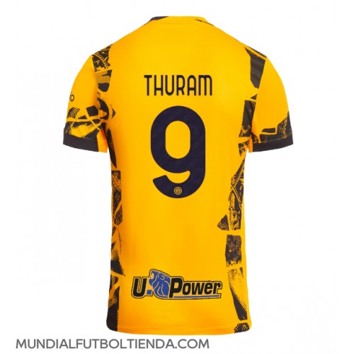 Camiseta Inter Milan Marcus Thuram #9 Tercera Equipación Replica 2024-25 mangas cortas